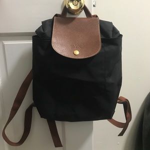 Longchamp Le Pliage Nylon Backpack Black
